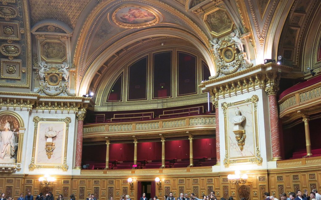 L'hémicycle du Sénat